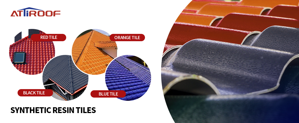 Variedade de telhas de resina sintética ATiROOF nas cores vermelha, laranja, preta e azul, com foco na textura e design dos materiais da cobertura. Variedade de telhas de resina sintética ATiROOF nas cores vermelha, laranja, preta e azul, com foco na textura e design dos materiais da cobertura.