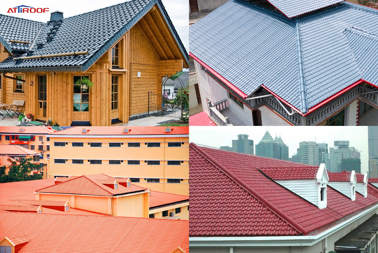 As telhas de resina sintética ASA devem ser utilizadas em diversos cenários de aplicação, como edifícios residenciais, comerciais, industriais e instalações públicas.
