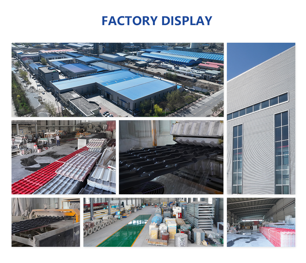 Fábrica de fabricantes de telhas uPVC na Índia 