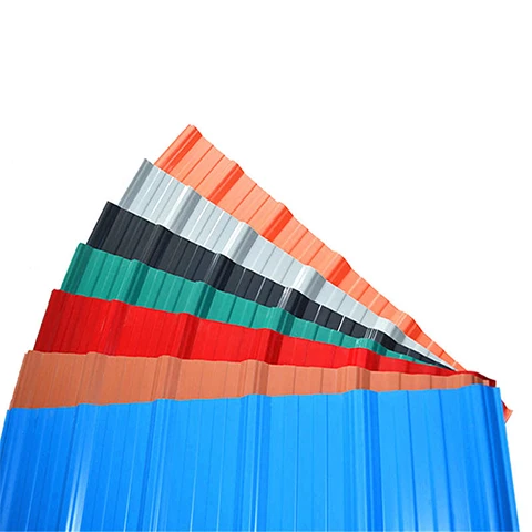 Telha trapezoidal de resina sint&eacute;tica