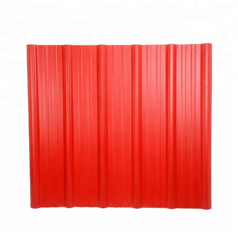 Telha trapezoidal de resina sint&eacute;tica