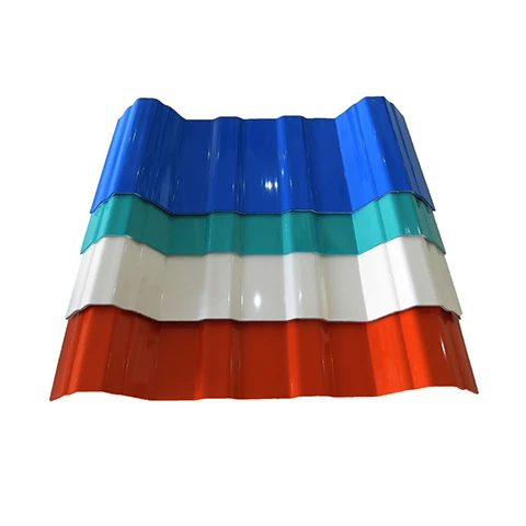 Telha trapezoidal de resina sint&eacute;tica