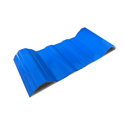 Telha trapezoidal de resina sint&eacute;tica