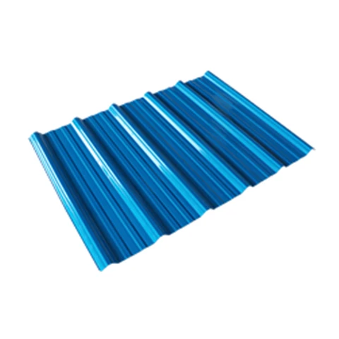 Telha trapezoidal de resina sint&eacute;tica