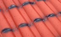 Blocos de cores de folha de telhado upvc para jato de tinta