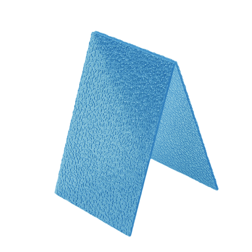 Policarbonato Soild Folha-azul