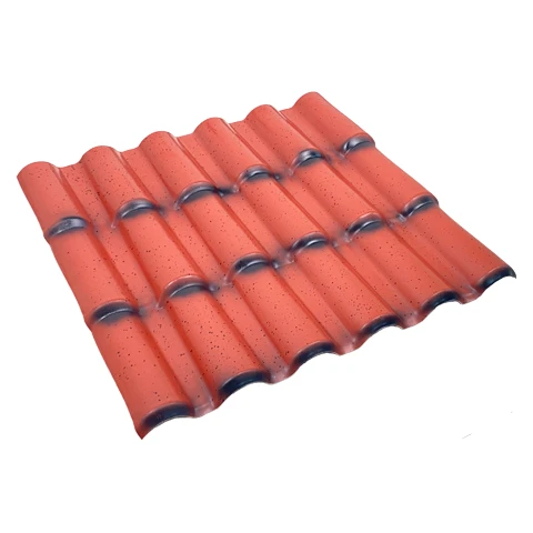 Telhas de upvc Roma antiga vermelho tijolo
