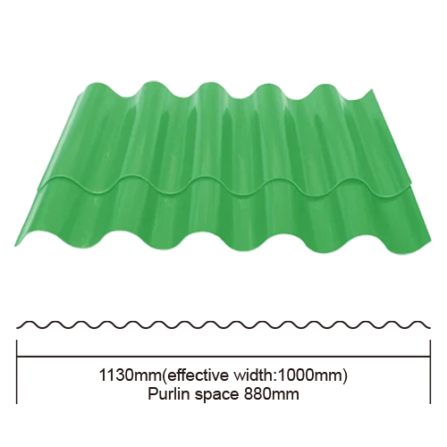 Folha de telhado Green Wave UPVC